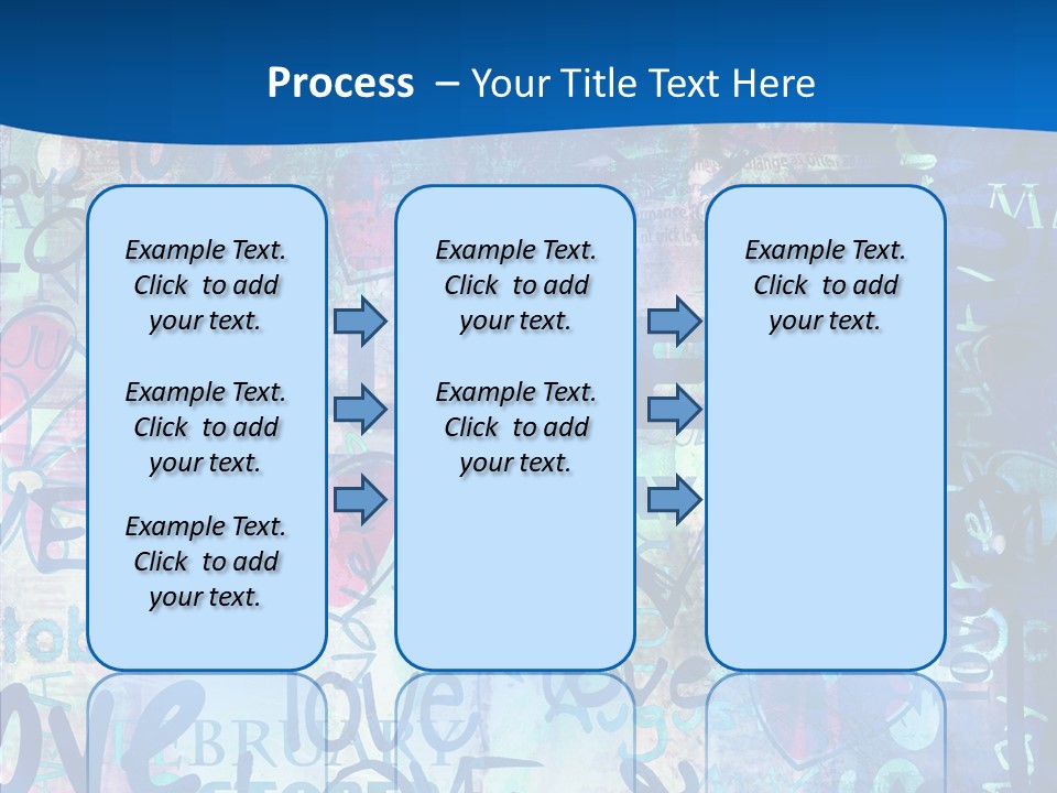 Graffiti Wallpaper Love PowerPoint Template