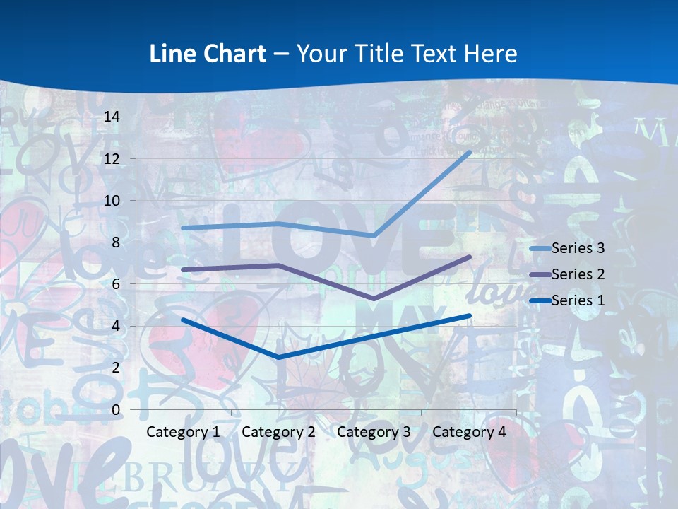 Graffiti Wallpaper Love PowerPoint Template