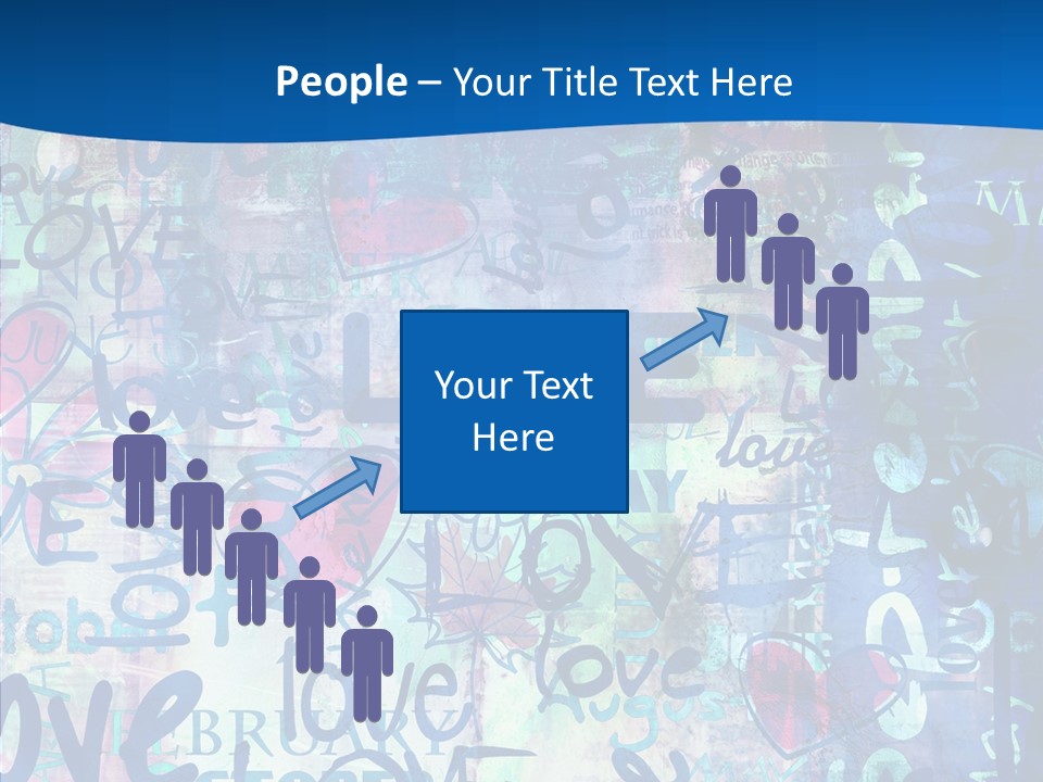 Graffiti Wallpaper Love PowerPoint Template