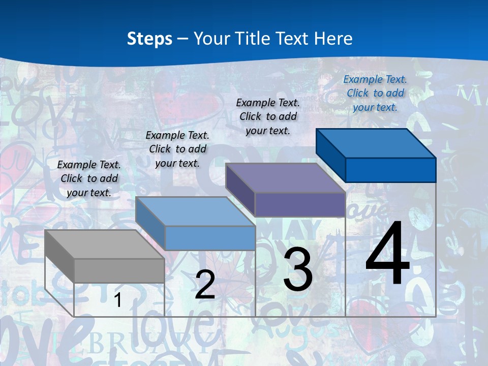 Graffiti Wallpaper Love PowerPoint Template