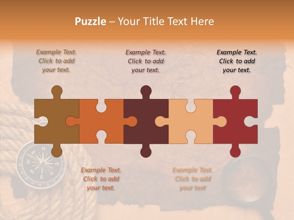 Drawing Grunge Twine PowerPoint Template