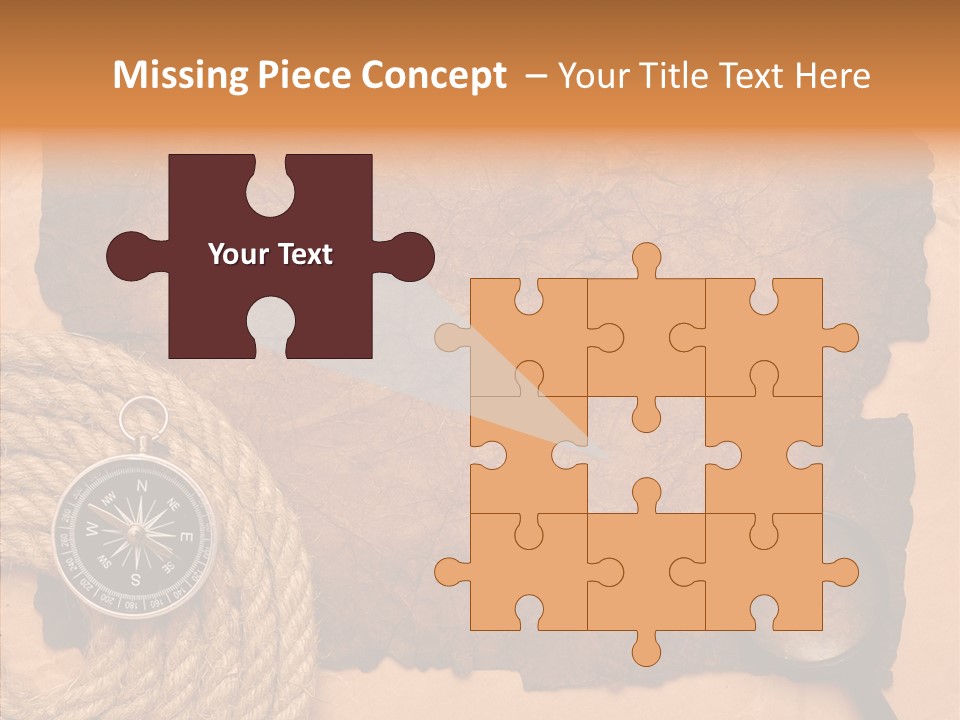 Drawing Grunge Twine PowerPoint Template