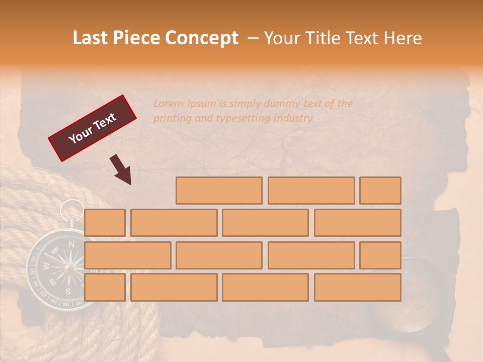 Drawing Grunge Twine PowerPoint Template