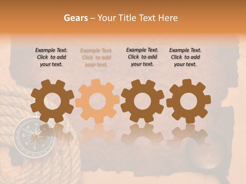 Drawing Grunge Twine PowerPoint Template