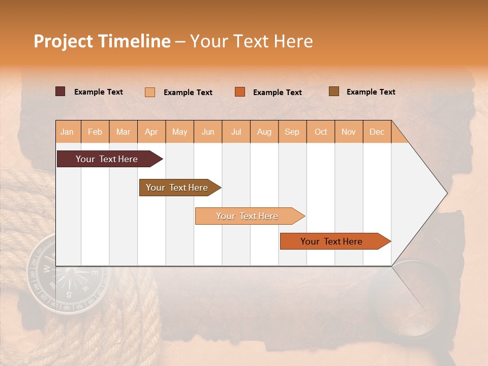 Drawing Grunge Twine PowerPoint Template