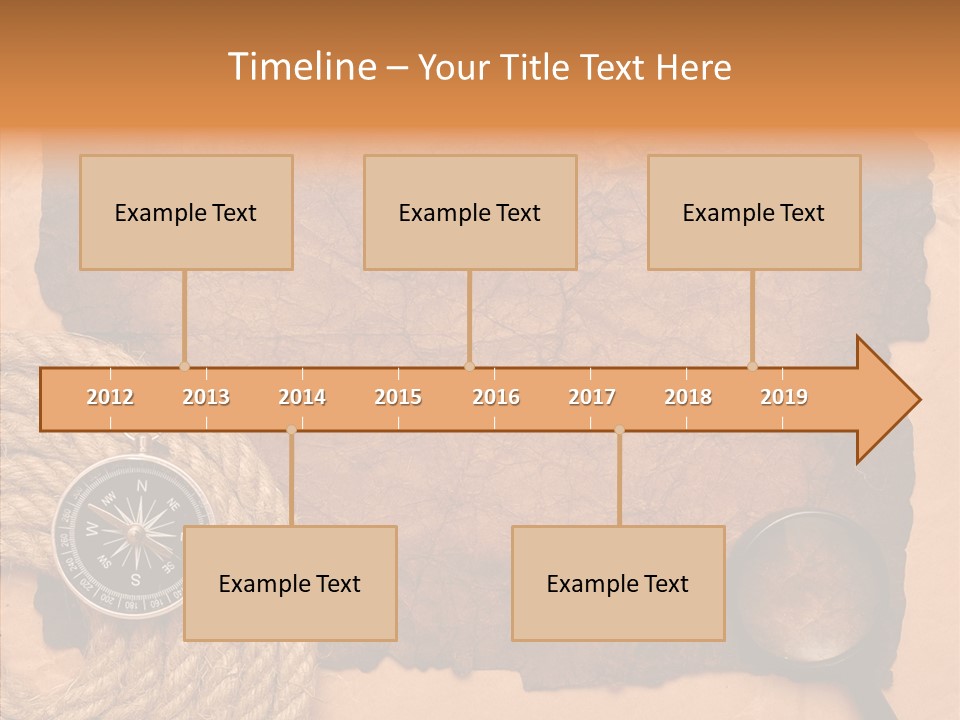 Drawing Grunge Twine PowerPoint Template