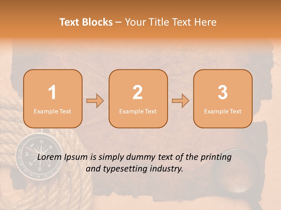 Drawing Grunge Twine PowerPoint Template
