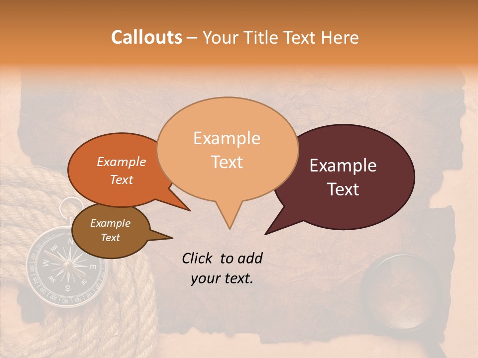 Drawing Grunge Twine PowerPoint Template