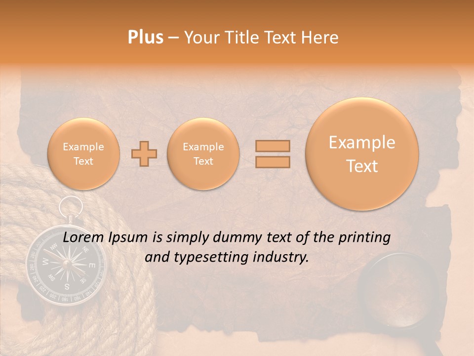 Drawing Grunge Twine PowerPoint Template