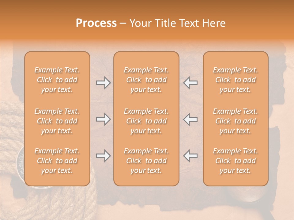 Drawing Grunge Twine PowerPoint Template