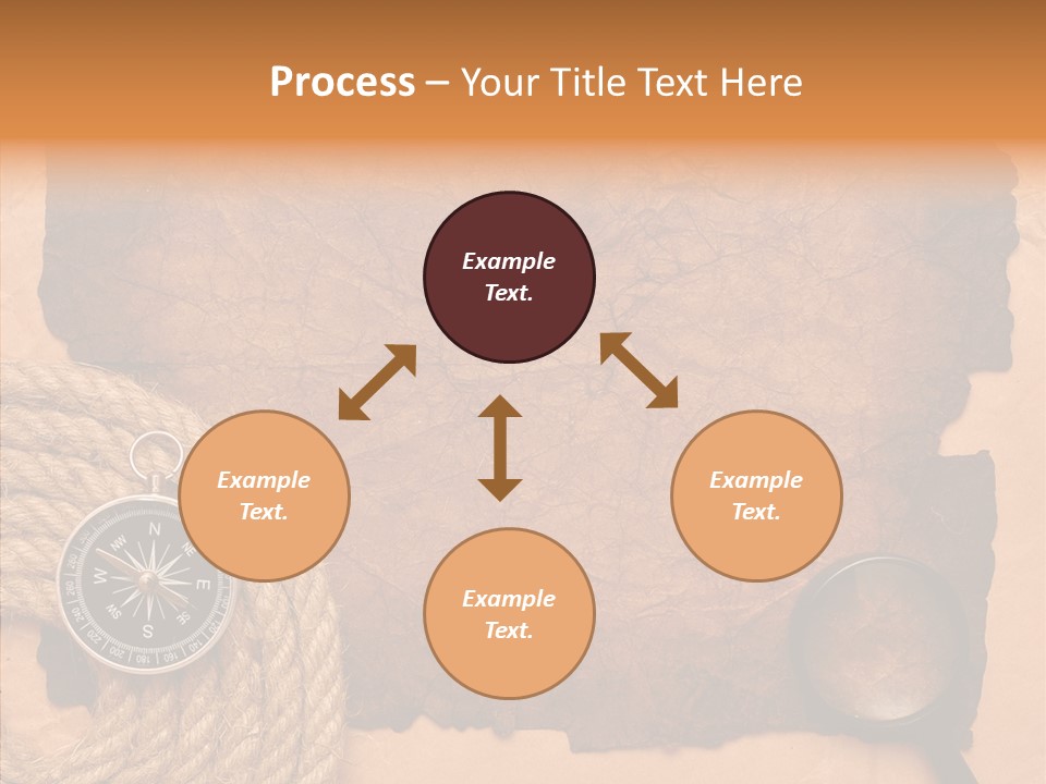 Drawing Grunge Twine PowerPoint Template