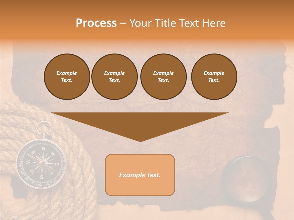 Drawing Grunge Twine PowerPoint Template