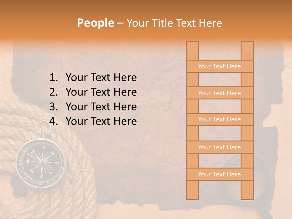 Drawing Grunge Twine PowerPoint Template