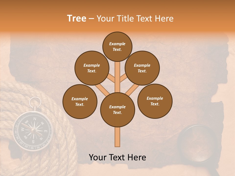 Drawing Grunge Twine PowerPoint Template