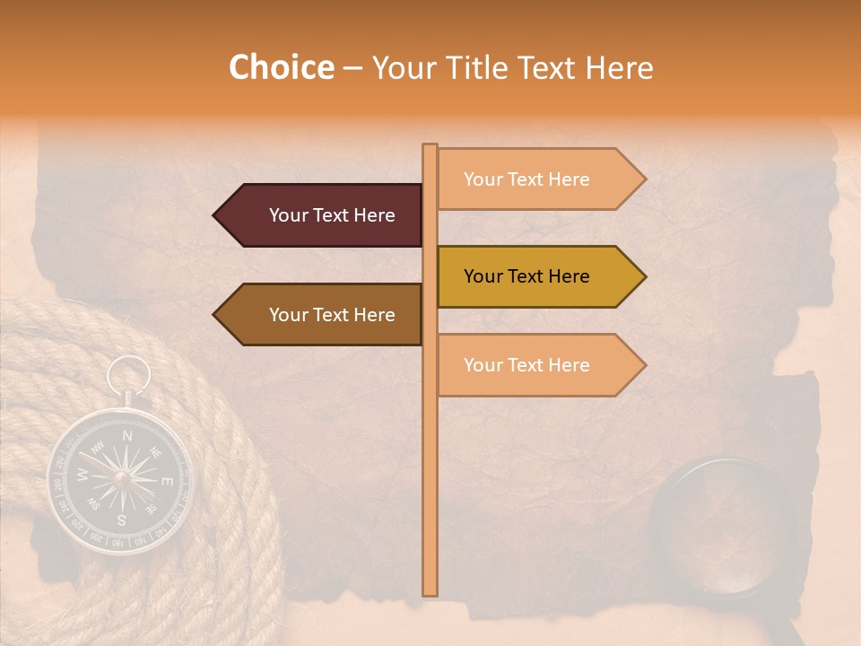 Drawing Grunge Twine PowerPoint Template