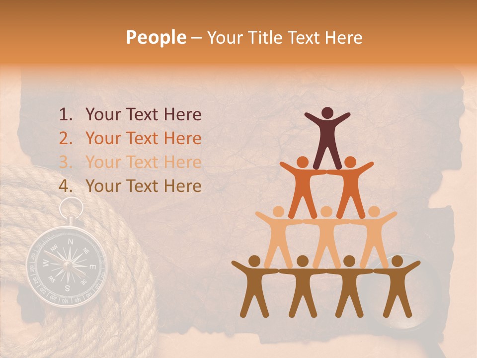 Drawing Grunge Twine PowerPoint Template