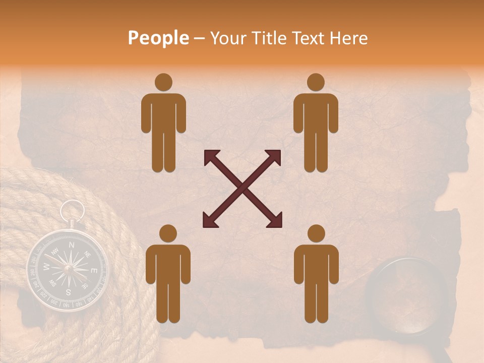 Drawing Grunge Twine PowerPoint Template
