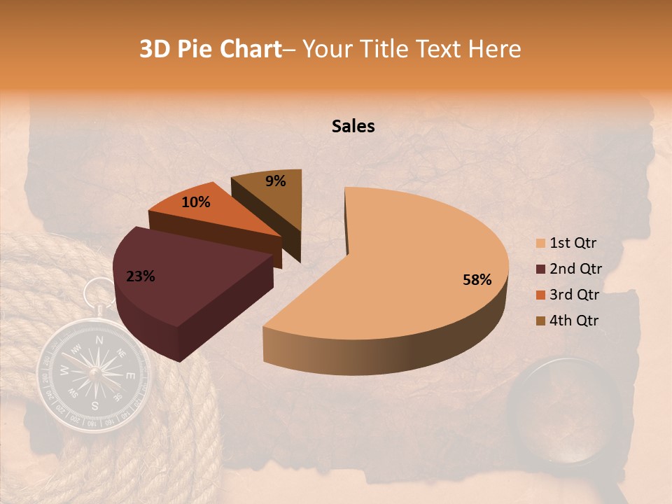 Drawing Grunge Twine PowerPoint Template