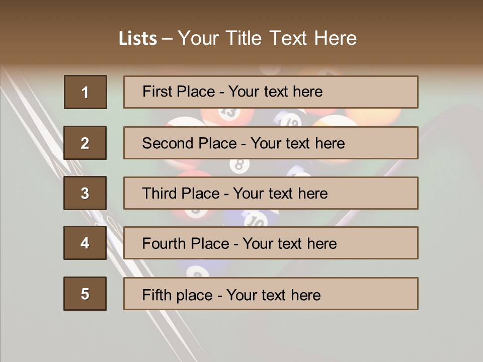 Fun Background Nine PowerPoint Template