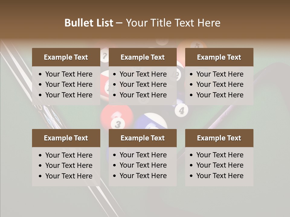 Fun Background Nine PowerPoint Template