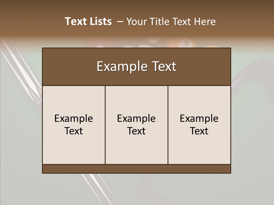 Fun Background Nine PowerPoint Template