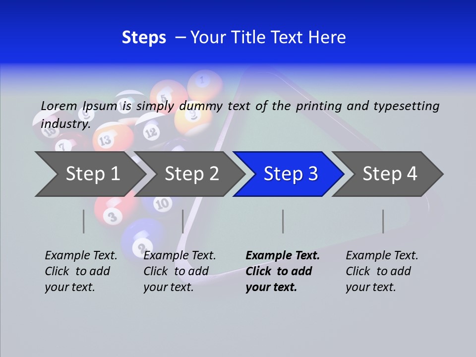 Biliardo PowerPoint Template