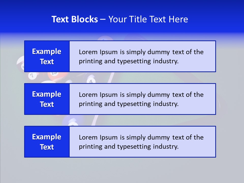 Biliardo PowerPoint Template