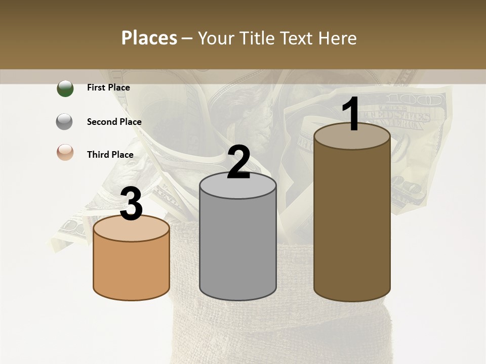 Sack Of Money PowerPoint Template