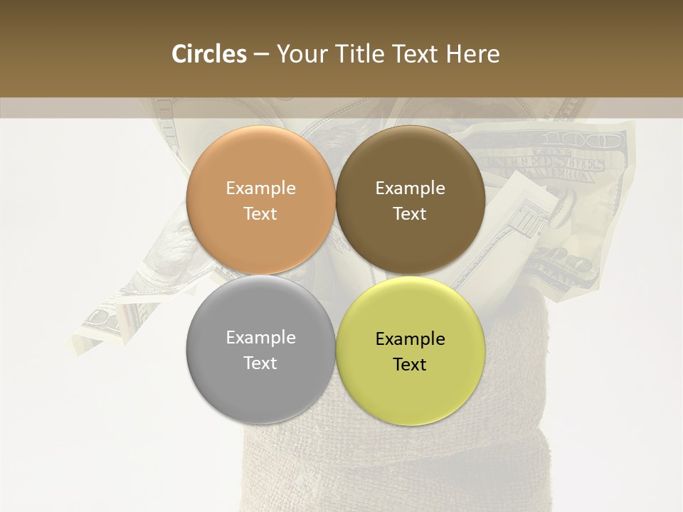 Sack Of Money PowerPoint Template
