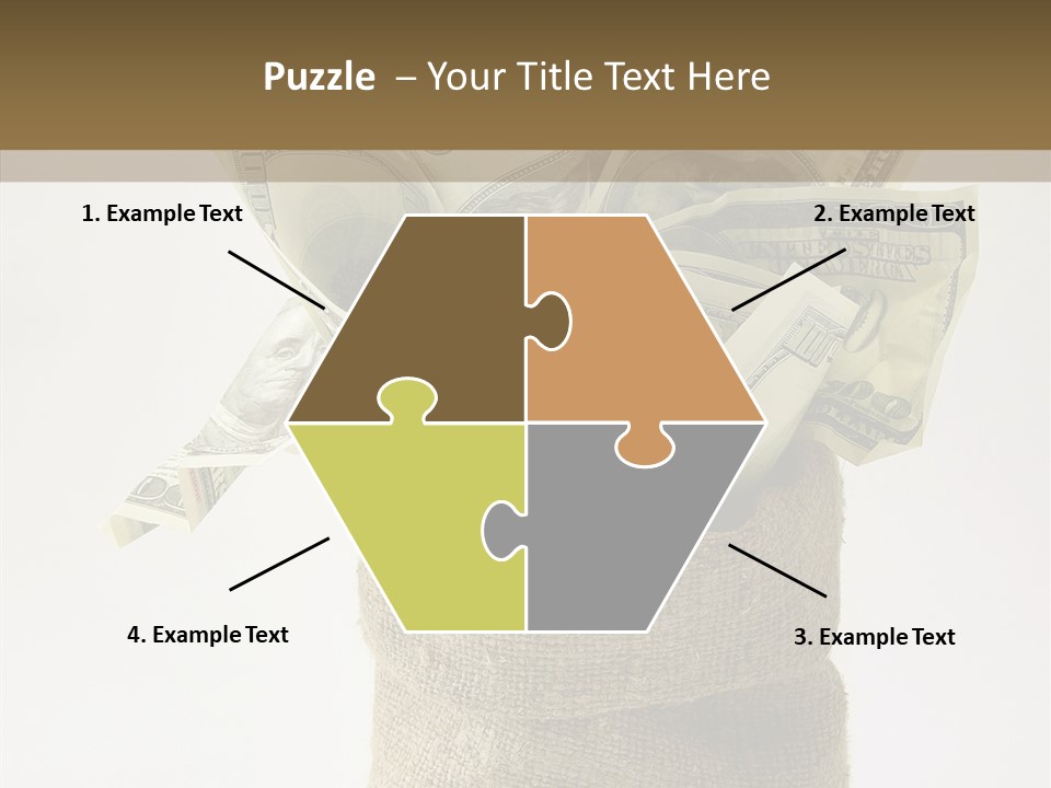 Sack Of Money PowerPoint Template