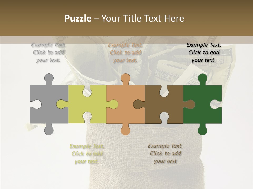 Sack Of Money PowerPoint Template