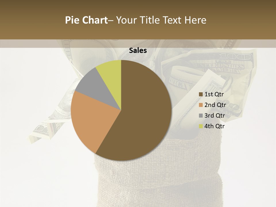 Sack Of Money PowerPoint Template