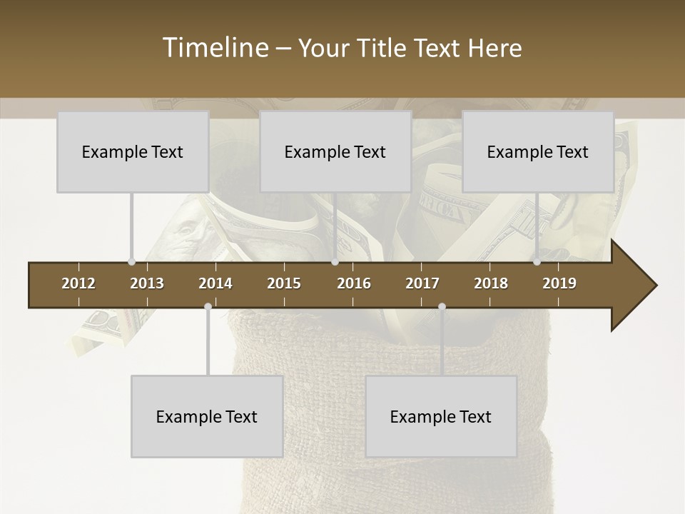 Sack Of Money PowerPoint Template