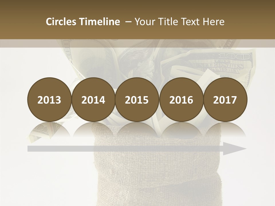 Sack Of Money PowerPoint Template