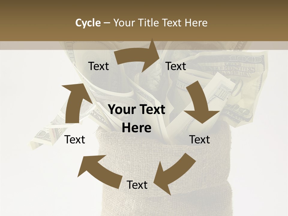 Sack Of Money PowerPoint Template