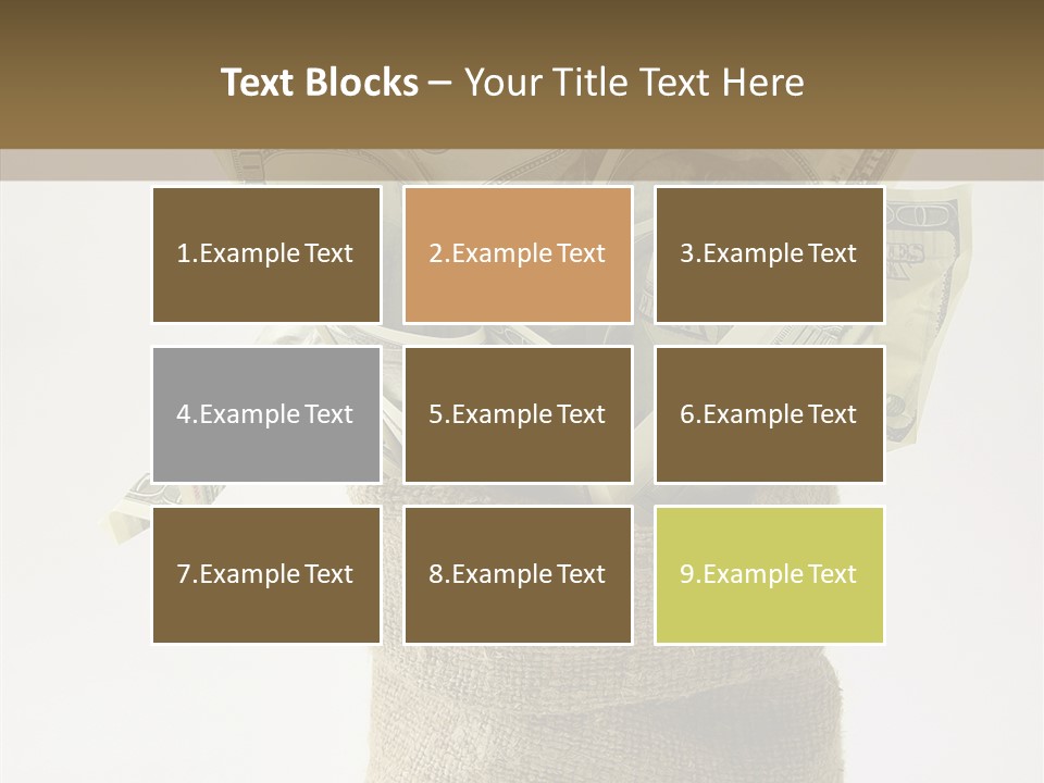 Sack Of Money PowerPoint Template