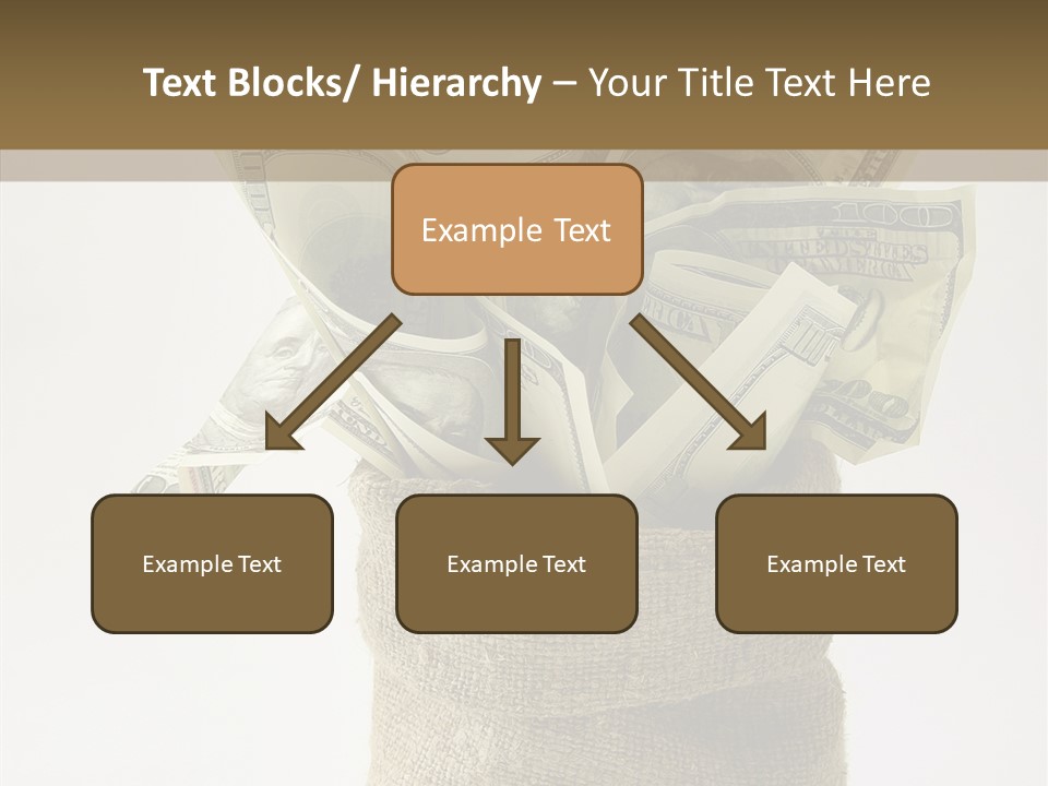 Sack Of Money PowerPoint Template