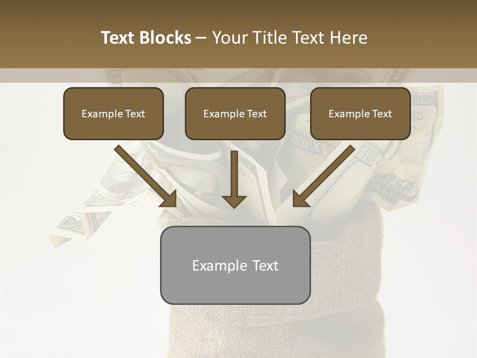 Sack Of Money PowerPoint Template