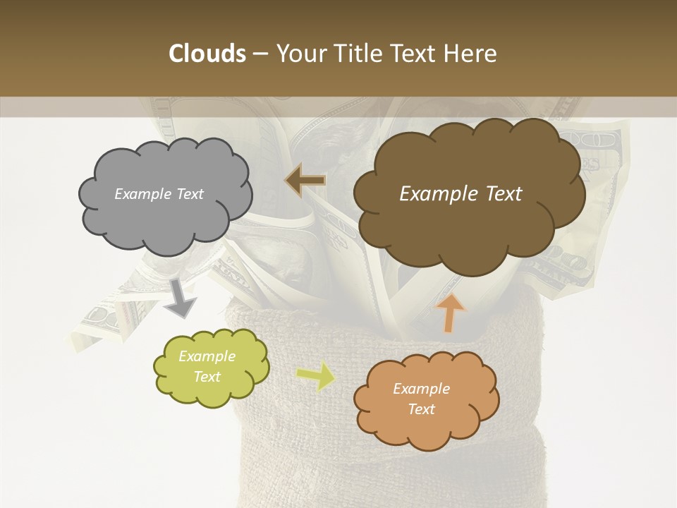 Sack Of Money PowerPoint Template