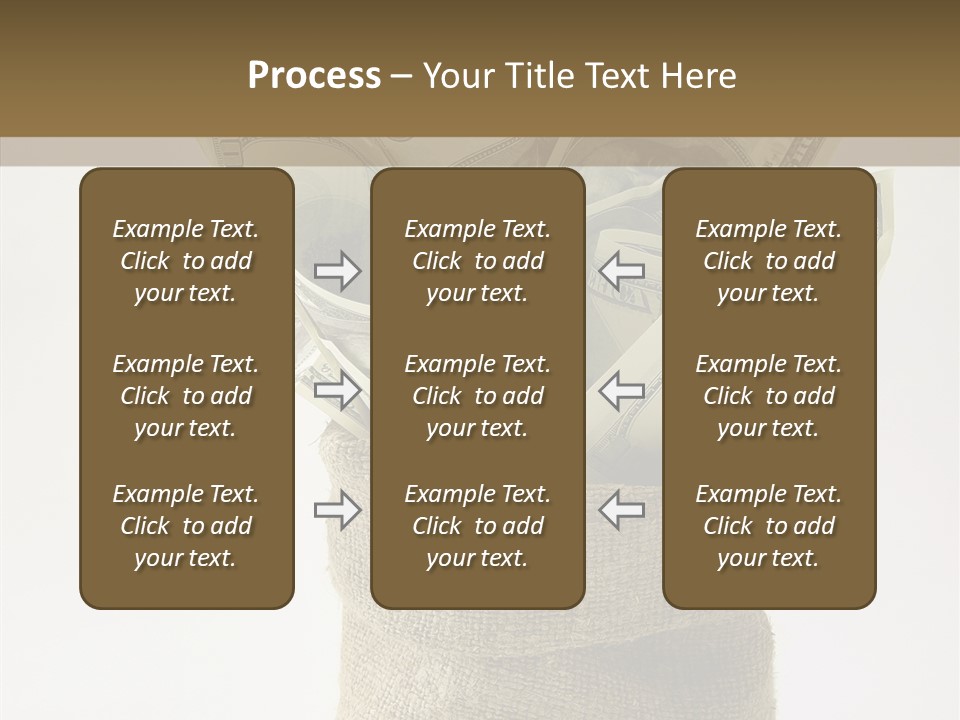 Sack Of Money PowerPoint Template
