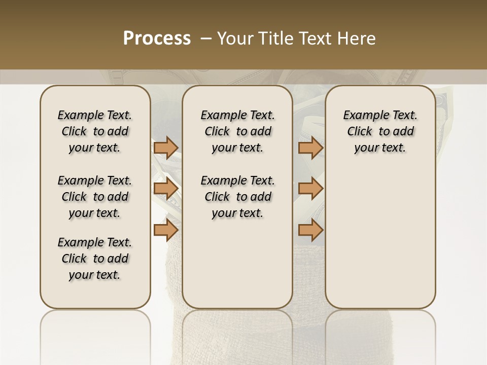 Sack Of Money PowerPoint Template