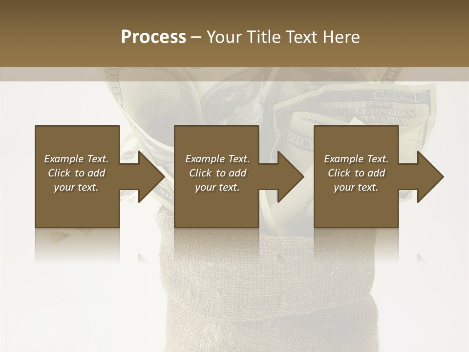 Sack Of Money PowerPoint Template