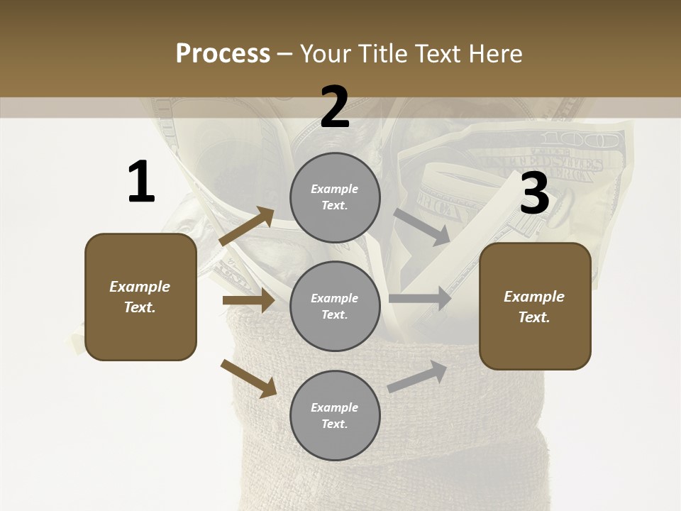 Sack Of Money PowerPoint Template