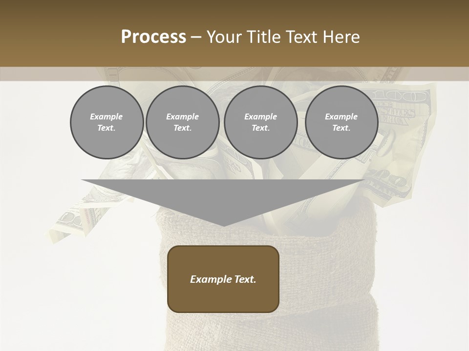 Sack Of Money PowerPoint Template