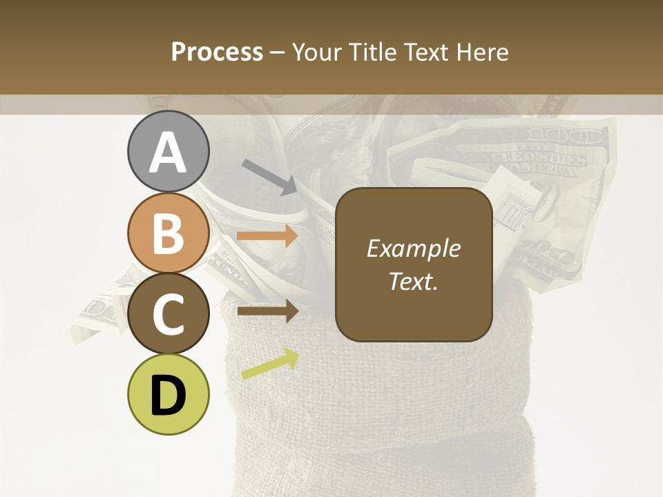 Sack Of Money PowerPoint Template