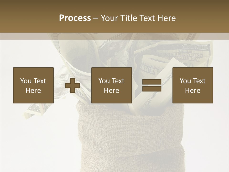 Sack Of Money PowerPoint Template