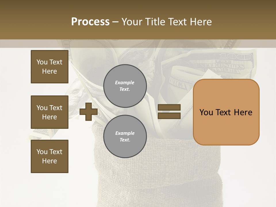 Sack Of Money PowerPoint Template