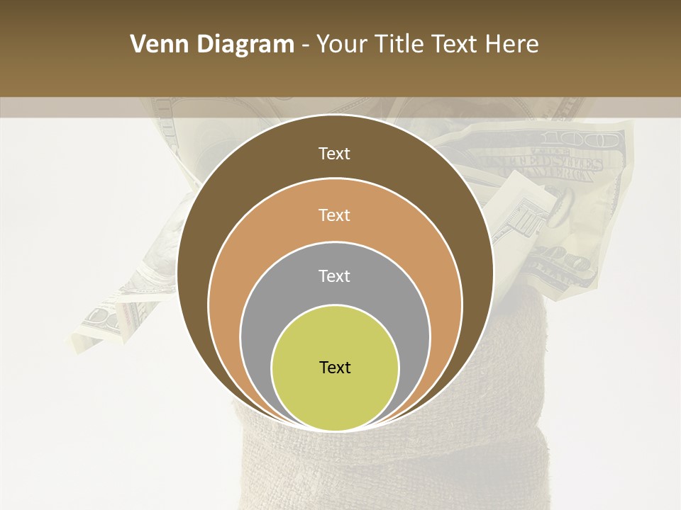 Sack Of Money PowerPoint Template
