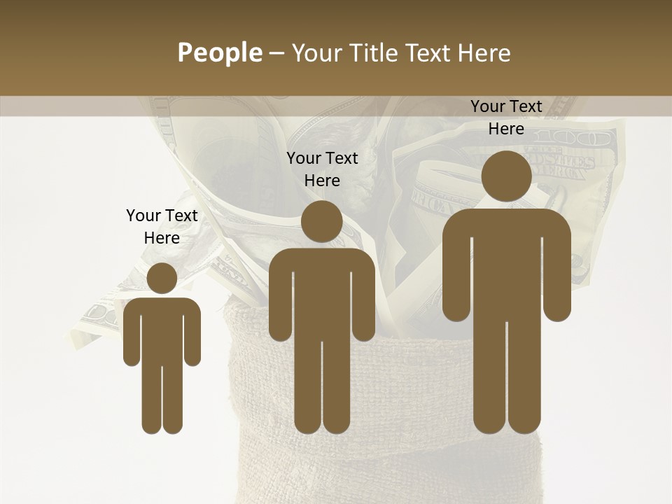 Sack Of Money PowerPoint Template