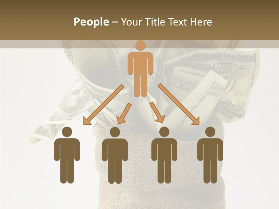 Sack Of Money PowerPoint Template